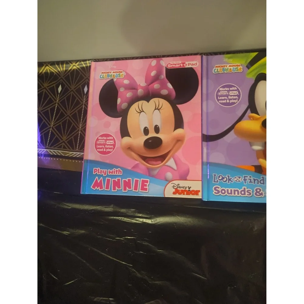 Disney Mickey Mouse Clubhouse My First Smart Pad 3 Book Set Minnie Goofy Donald